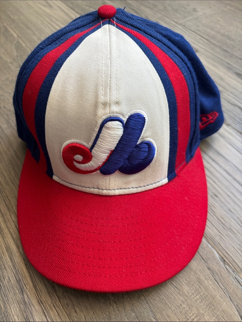 Vintage Montreal Expos Baseball Cap - Red, White & Blue 59Fifty Fitted Size 7